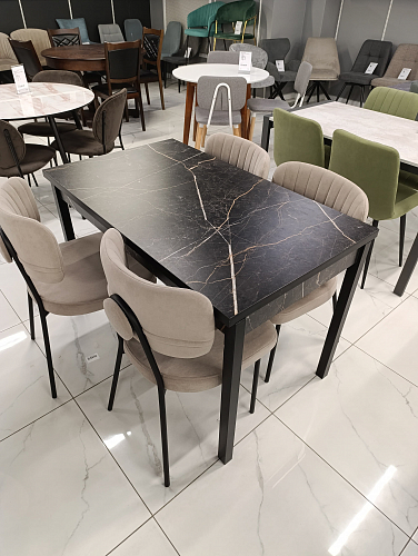 Стол Оригон файерстоун / черный матовый из шоурума 1